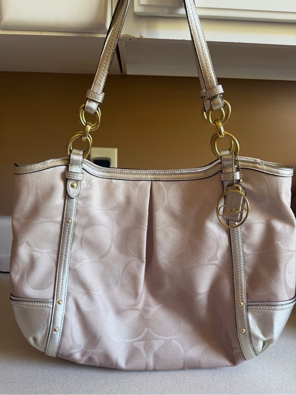 COACH Classic Women's Tote Bag with Gold Hardware